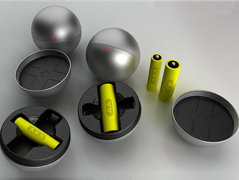 中國健身球啟發(fā)環(huán)保電池充電器