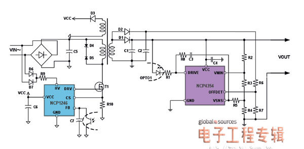 圖3:帶空載檢測功能的先進(jìn)充電電路簡化電路圖